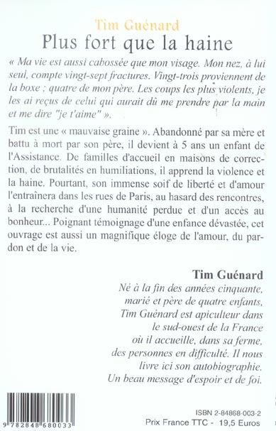 Produktbild: Plus fort que la haine