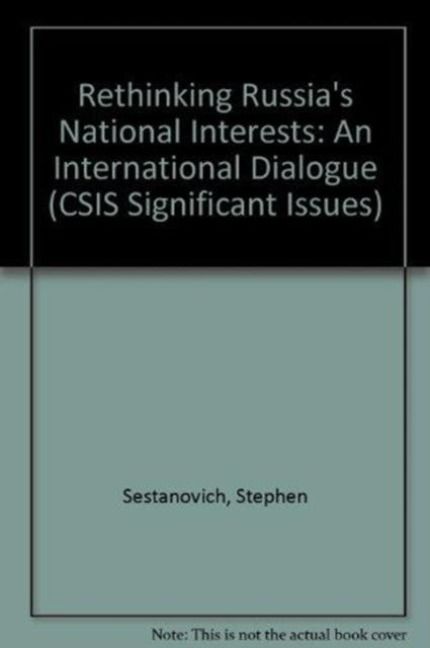 Produktbild: Rethinking Russia's National Interests