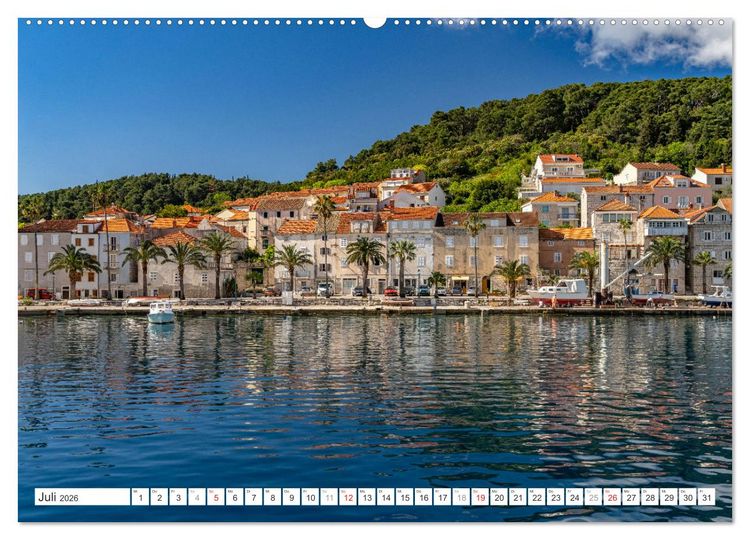 Produktbild: Kroatien - Korcula (Wandkalender 2026 DIN A2 quer), CALVENDO Monatskalender