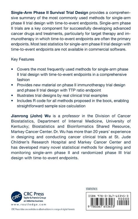 Produktbild: Single-Arm Phase II Survival Trial Design