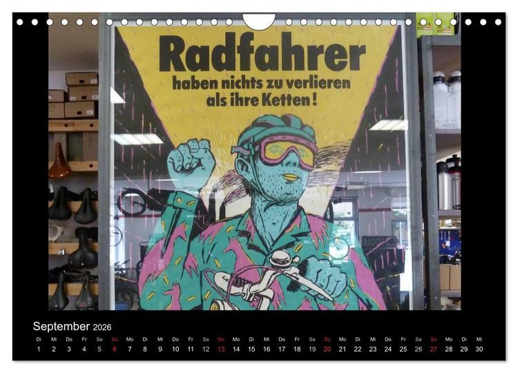 Produktbild: Alternativer Berlinkalender (Wandkalender 2026 DIN A4 quer), CALVENDO Monatskalender