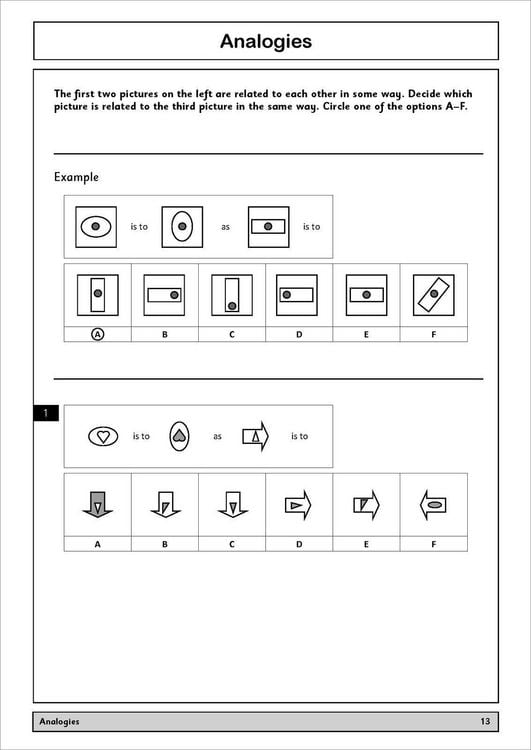 Produktbild: 11+ Non-Verbal Reasoning Practice and Assessment for the CEM Test Ages 10-11
