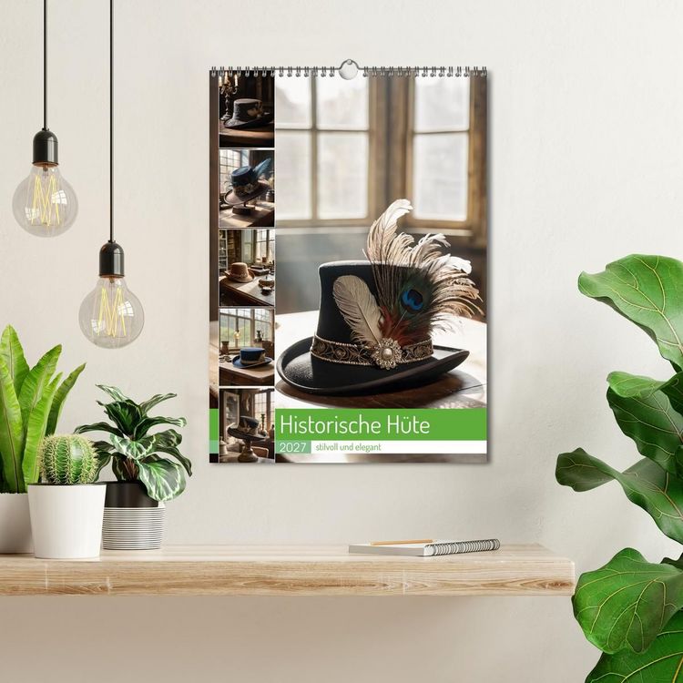 Produktbild: Historische H&uuml;te - stilvoll und elegant (Wandkalender 2027 DIN A3 hoch), CALVENDO Monatskalender