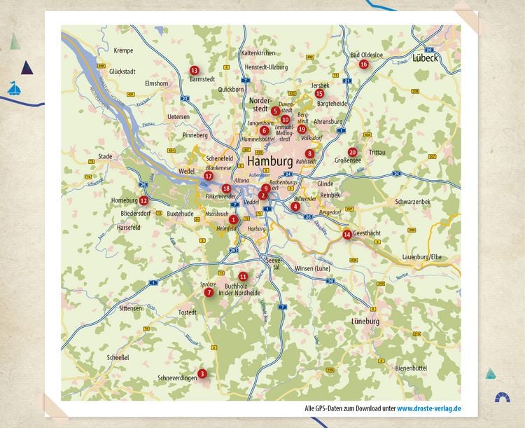 Produktbild: In und um Hamburg. Wandern f&uuml;r die Seele