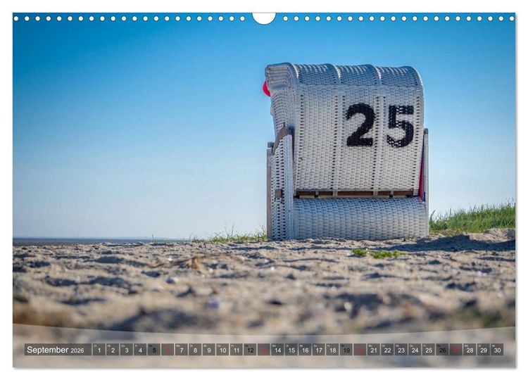 Produktbild: Hooksiel im Friesland (Wandkalender 2026 DIN A3 quer), CALVENDO Monatskalender