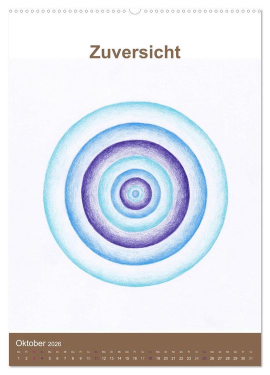 Produktbild: Delfinheilsymbole (Wandkalender 2026 DIN A2 hoch), CALVENDO Monatskalender