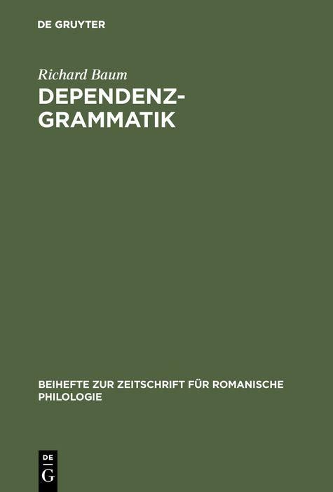 Produktbild: Dependenzgrammatik