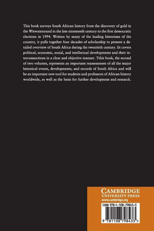 Produktbild: The Cambridge History of South Africa