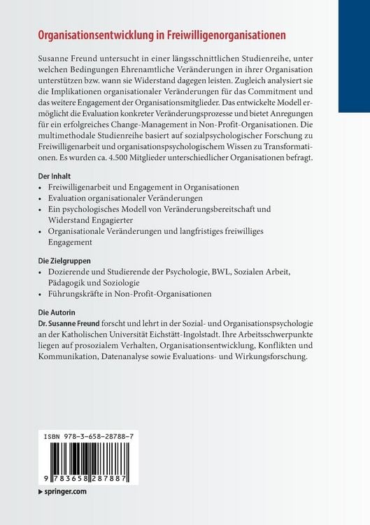 Produktbild: Organisationsentwicklung in Freiwilligenorganisationen
