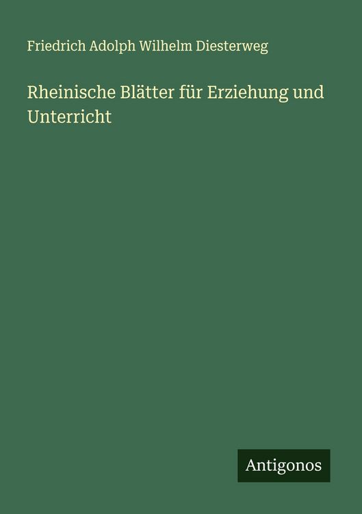 Produktbild: Rheinische Bl&auml;tter f&uuml;r Erziehung und Unterricht