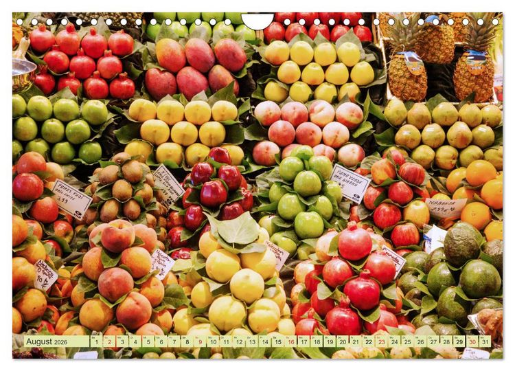 Produktbild: M&auml;rkte der Welt - fotografische Impressionen von M&auml;rkten ber&uuml;hmter St&auml;dte (Wandkalender 2026 DIN A4 quer), CALVENDO Monatskalender