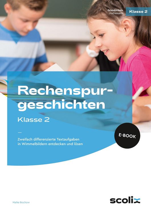 Produktbild: Rechenspurgeschichten Klasse 2