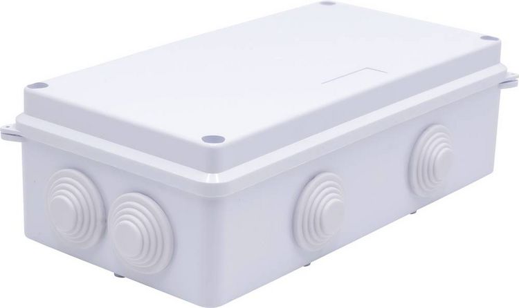 Produktbild: TRU COMPONENTS TC-RA 200x100x70 TC-10239052 Installations-Geh&auml;use ABS Kunststoff Wei&szlig; 1St.