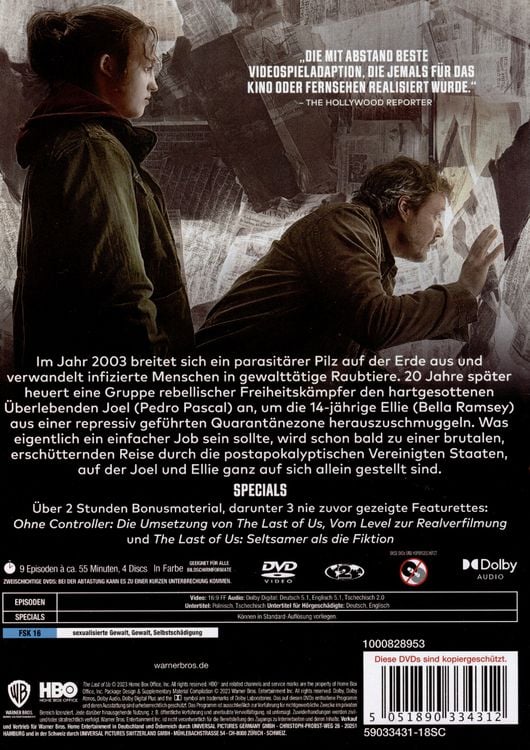 Produktbild: The Last Of Us: Staffel 1 [4 DVDs]