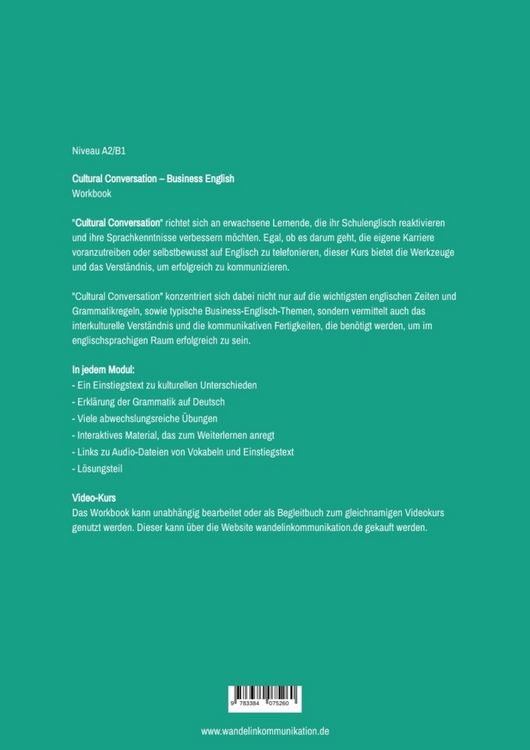 Produktbild: Cultural Conversation Modules 1-3