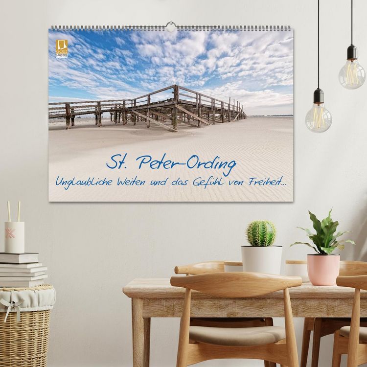 Produktbild: St. Peter-Ording (Wandkalender 2026 DIN A2 quer), CALVENDO Monatskalender