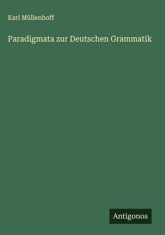 Produktbild: Paradigmata zur Deutschen Grammatik