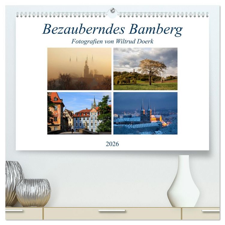 Produktbild: Bezauberndes Bamberg (hochwertiger Premium Wandkalender 2026 DIN A2 quer), Kunstdruck in Hochglanz