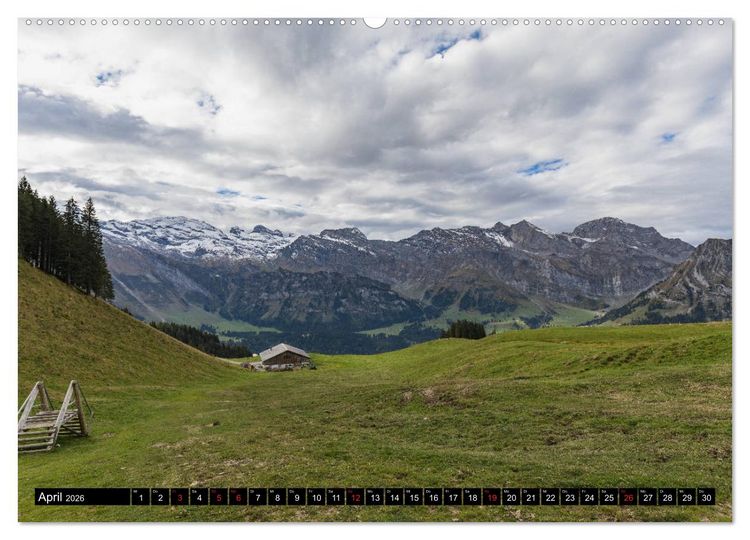 Produktbild: Das Emmental (Wandkalender 2026 DIN A2 quer), CALVENDO Monatskalender