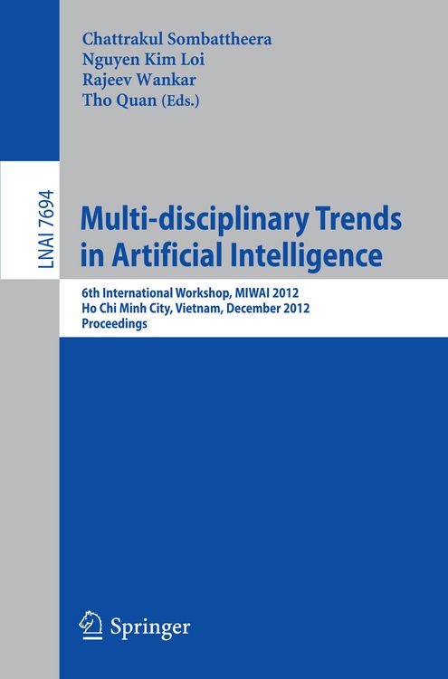 Produktbild: Multi-disciplinary Trends in Artificial Intelligence