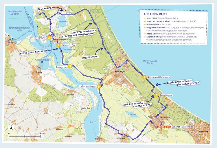Produktbild: DUMONT Radelzeit an der Ostsee in Mecklenburg-Vorpommern