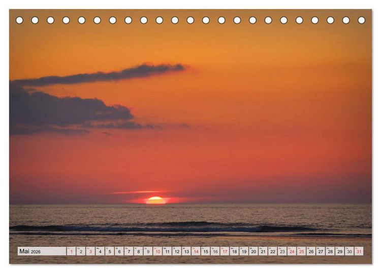 Produktbild: Nordseeinsel Amrum (Tischkalender 2026 DIN A5 quer), CALVENDO Monatskalender