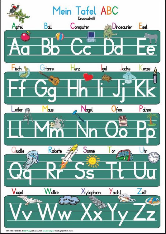 Produktbild: Mein Tafel-ABC in Druckschrift