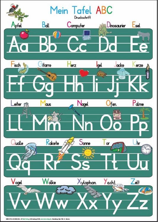 Produktbild: Mein Tafel-ABC in Druckschrift