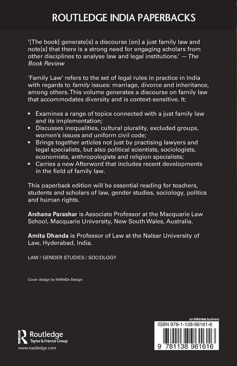 Produktbild: Redefining Family Law in India