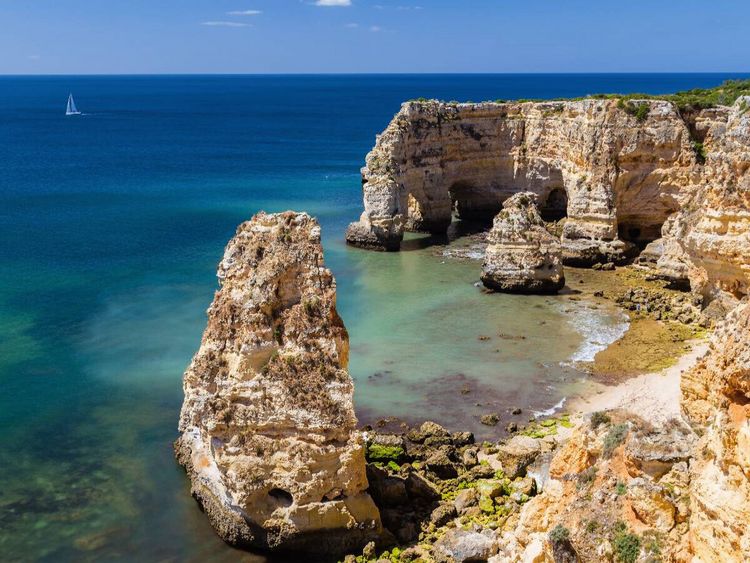 Produktbild: CALVENDO Puzzle Ein Motiv aus dem Kalender Portugals S&uuml;den - Die Algarve | 1000 Teile Lege-Gr&ouml;&szlig;e 64x48cm Foto-Puzzle f&uuml;r gl&uuml;ckliche Stunden