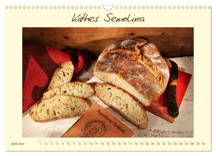 Produktbild: Mein liebstes Brot (Wandkalender 2026 DIN A3 quer), CALVENDO Monatskalender