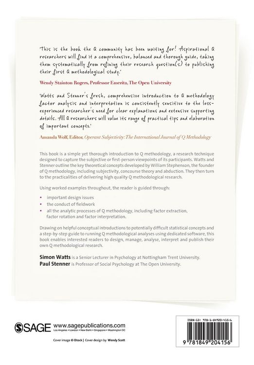 Produktbild: Doing Q Methodological Research