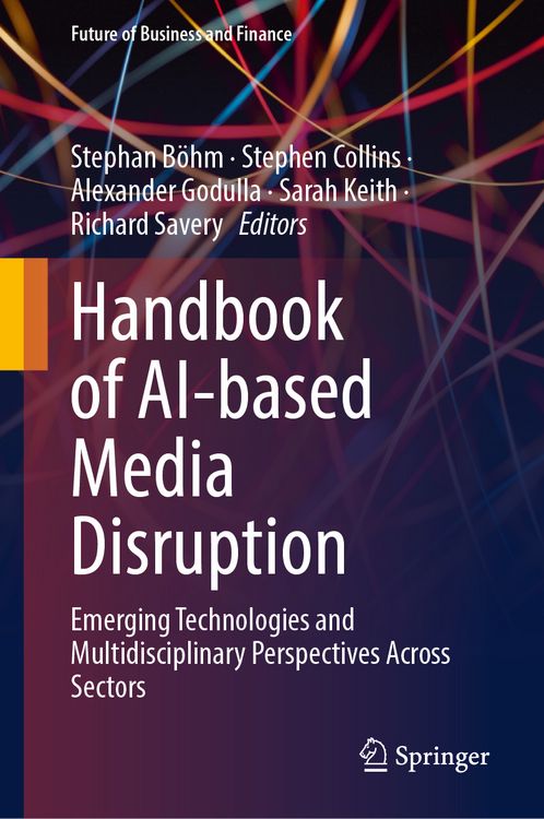 Produktbild: Handbook of AI-based Media Disruption
