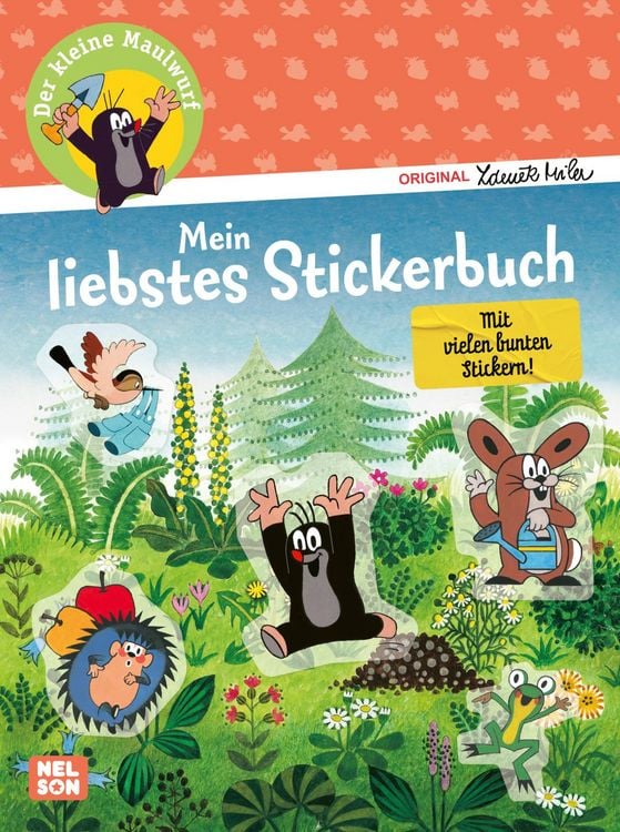 Produktbild: Der kleine Maulwurf: Mein liebstes Stickerbuch
