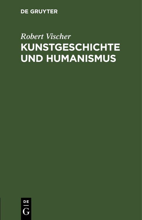 Produktbild: Kunstgeschichte und Humanismus
