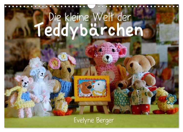 Produktbild: Die kleine Welt der Teddyb&auml;rchen (Wandkalender 2026 DIN A3 quer), CALVENDO Monatskalender
