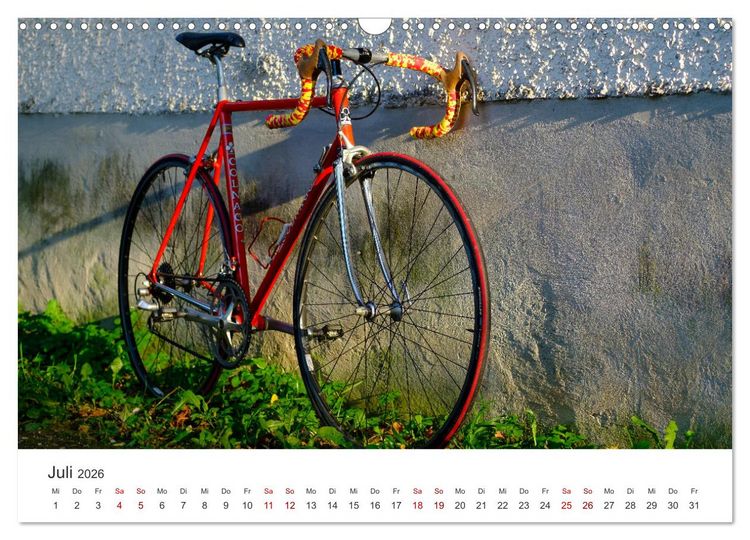 Produktbild: Stahlrenner - Rennrad-Klassiker aus Europa (Wandkalender 2026 DIN A3 quer), CALVENDO Monatskalender