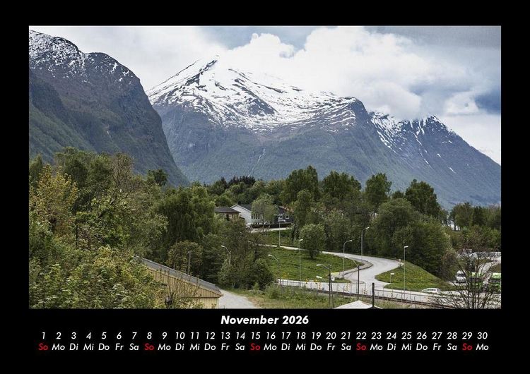 Produktbild: Bergige Welten 2026 Fotokalender DIN A3