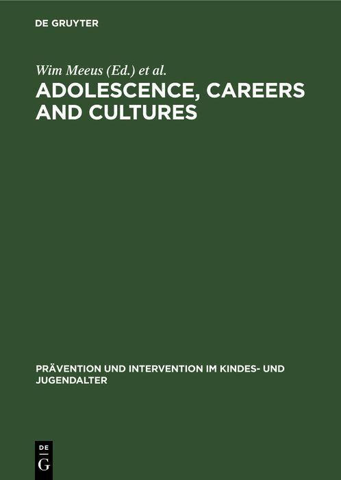 Produktbild: Adolescence, Careers and Cultures