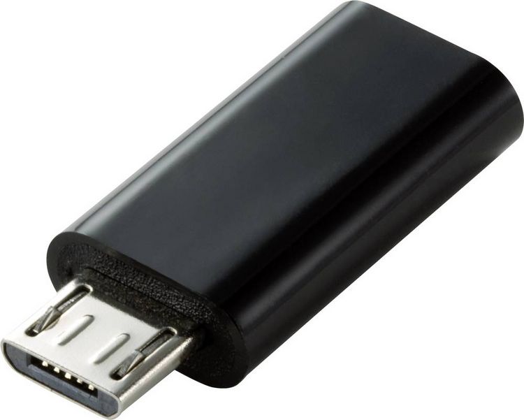 Produktbild: Renkforce USB 2.0 Adapter [1x USB 2.0 Stecker Micro-B - 1x USB-C&reg; Buchse]