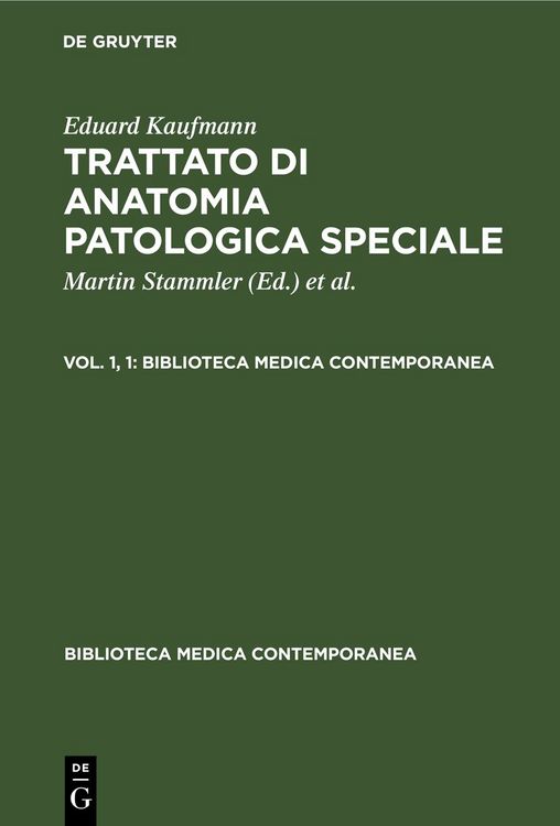 Produktbild: Trattato di anatomia patologica speciale. Vol. 1, 1