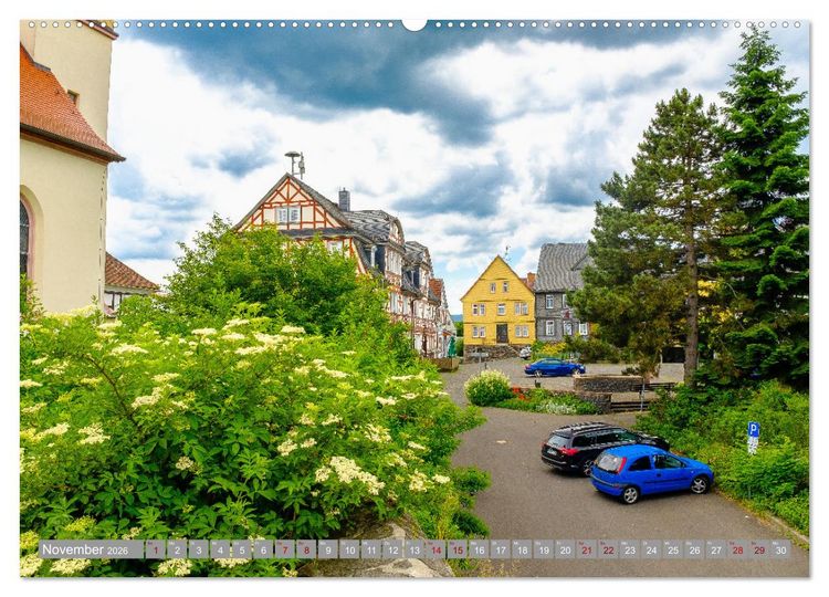 Produktbild: Ein Blick auf Herbstein (hochwertiger Premium Wandkalender 2026 DIN A2 quer), Kunstdruck in Hochglanz