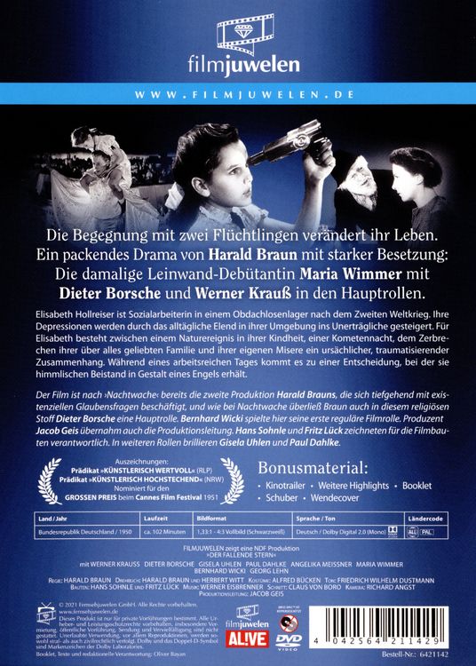 Produktbild: Der fallende Stern (Filmjuwelen)