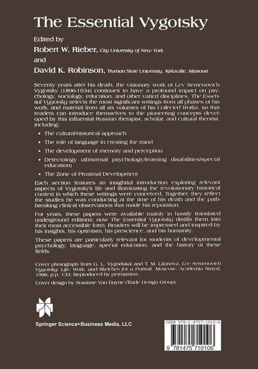 Produktbild: The Essential Vygotsky