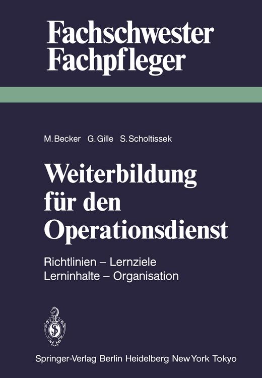 Produktbild: Weiterbildung f&uuml;r den Operationsdienst