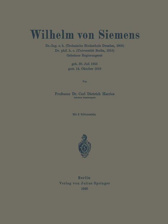 Produktbild: Wilhelm von Siemens