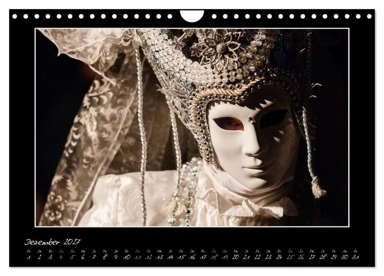 Produktbild: Venezianische Masken in Ludwigsburg (Wandkalender 2027 DIN A4 quer), CALVENDO Monatskalender
