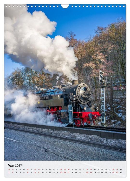 Produktbild: Mit der Dampflok durch den Harz (Wandkalender 2027 DIN A3 hoch), CALVENDO Monatskalender