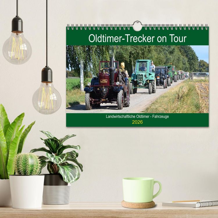 Produktbild: Oldtimer-Trecker on Tour (Wandkalender 2026 DIN A4 quer), CALVENDO Monatskalender