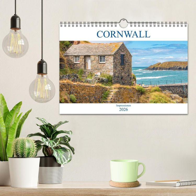 Produktbild: Cornwall Impressionen (Wandkalender 2026 DIN A4 quer), CALVENDO Monatskalender